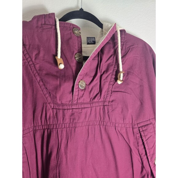 Vintage GAP Men’s Anorak Pullover Jacket L  Cotton Cream Lined... - Picture 10 of 11
